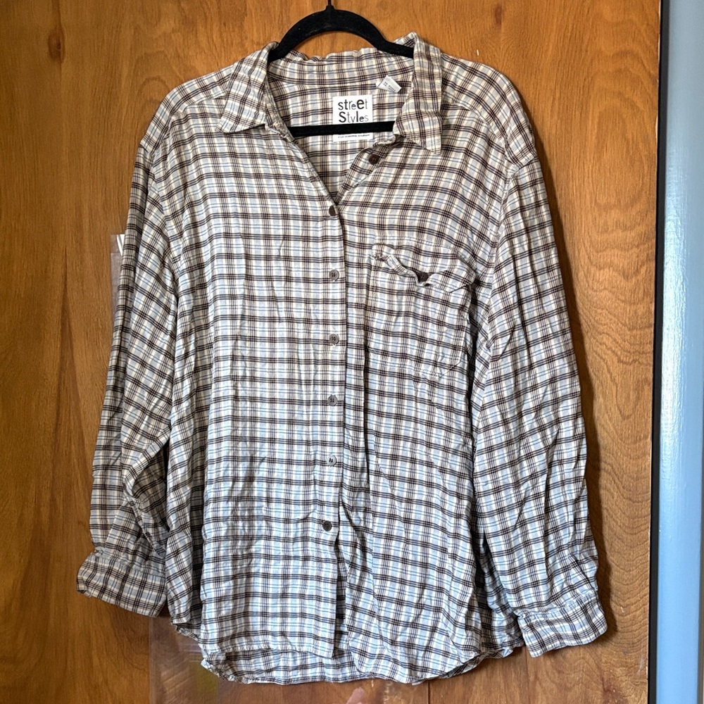 Street Styles by Elisabeth Men’s Plaid Shirt